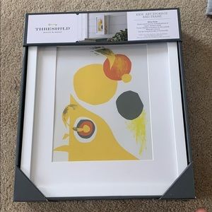 Kids art storage and picture frame